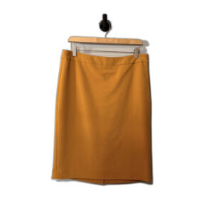 The Limited Mustard Yellow Pencil Skirt Women’s Size 12 Lined Office Career